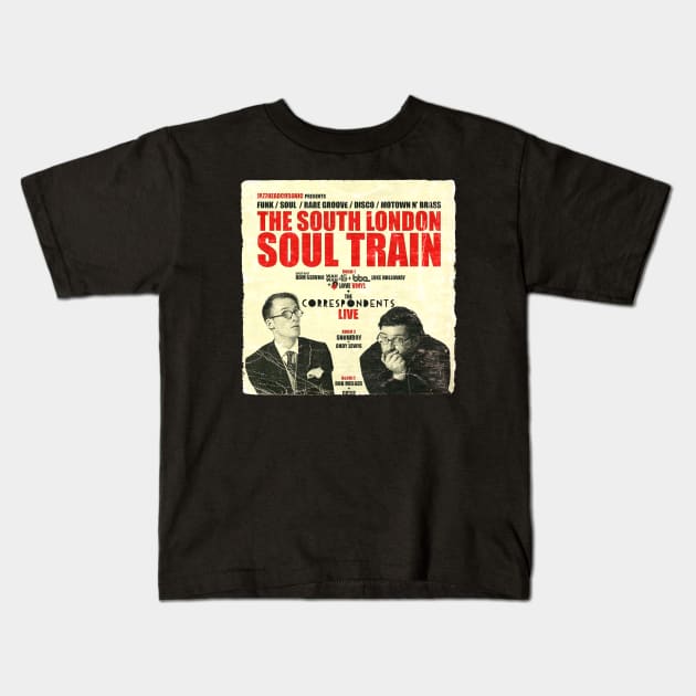 POSTER TOUR - SOUL TRAIN THE SOUTH LONDON 6 Kids T-Shirt by Promags99